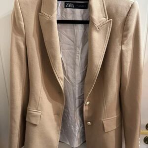 Zara Women's Classic Tan Blazer